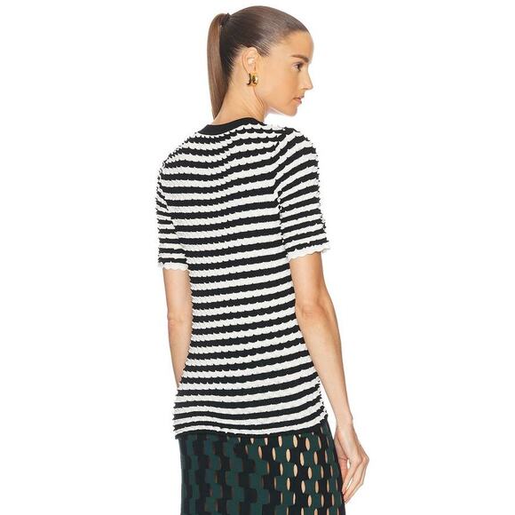 Zankov Elodie SS Top in Black Ivory Multi XS - Picture 3 of 4